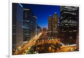 Chicago River Bend-Steve Gadomski-Framed Photographic Print