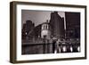 Chicago River Bridgehouse-Steve Gadomski-Framed Photographic Print