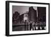 Chicago River Bridgehouse-Steve Gadomski-Framed Photographic Print