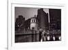 Chicago River Bridgehouse-Steve Gadomski-Framed Photographic Print