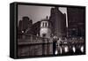 Chicago River Bridgehouse-Steve Gadomski-Framed Stretched Canvas