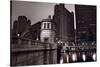 Chicago River Bridgehouse-Steve Gadomski-Stretched Canvas