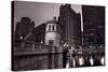 Chicago River Bridgehouse-Steve Gadomski-Stretched Canvas