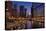 Chicago River Dusk II-Larry Malvin-Stretched Canvas