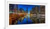 Chicago River East-Steve Gadomski-Framed Photographic Print