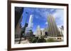 Chicago River Looking Towards Trump Tower and the Wrigley Building-Amanda Hall-Framed Photographic Print