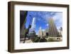 Chicago River Looking Towards Trump Tower and the Wrigley Building-Amanda Hall-Framed Photographic Print