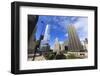 Chicago River Looking Towards Trump Tower and the Wrigley Building-Amanda Hall-Framed Photographic Print