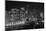 Chicago River Panorama BW-Steve Gadomski-Mounted Photographic Print