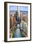 Chicago River Sunrise-Steve Gadomski-Framed Photographic Print