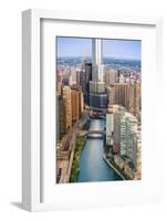 Chicago River Sunrise-Steve Gadomski-Framed Photographic Print