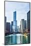 Chicago River Trump Tower-Patrick Warneka-Mounted Photographic Print