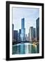 Chicago River Trump Tower-Patrick Warneka-Framed Photographic Print