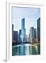 Chicago River Trump Tower-Patrick Warneka-Framed Photographic Print