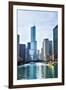 Chicago River Trump Tower-Patrick Warneka-Framed Photographic Print