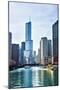Chicago River Trump Tower-Patrick Warneka-Mounted Photographic Print