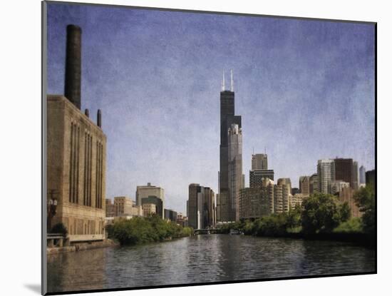 Chicago River View-Pete Kelly-Mounted Giclee Print