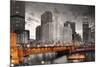 Chicago River-null-Mounted Premium Giclee Print