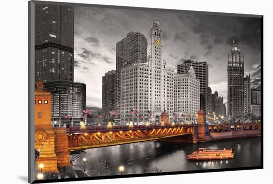 Chicago River-null-Mounted Art Print