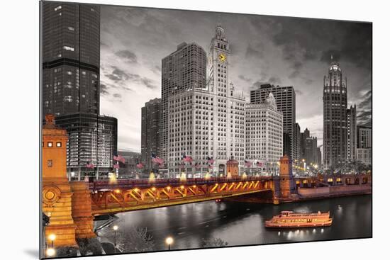 Chicago River-null-Mounted Art Print