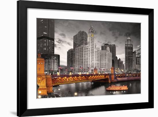 Chicago River-null-Framed Art Print