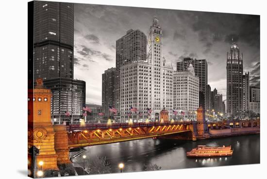 Chicago River-null-Stretched Canvas