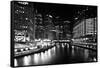 Chicago River-John Gusky-Framed Stretched Canvas