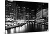 Chicago River-John Gusky-Stretched Canvas