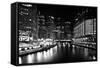 Chicago River-John Gusky-Framed Stretched Canvas