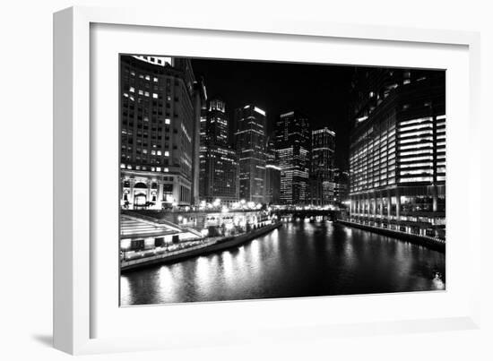 Chicago River-John Gusky-Framed Photographic Print