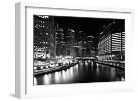 Chicago River-John Gusky-Framed Photographic Print