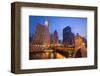 Chicago Riverside Downtown-null-Framed Art Print