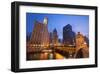 Chicago Riverside Downtown-null-Framed Art Print