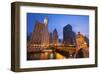 Chicago Riverside Downtown-null-Framed Art Print