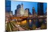 Chicago Riverside Michigan Ave-null-Mounted Art Print