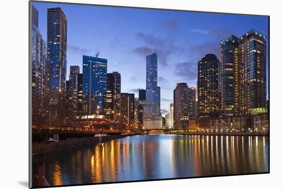 Chicago Riverside-rudi1976-Mounted Photographic Print