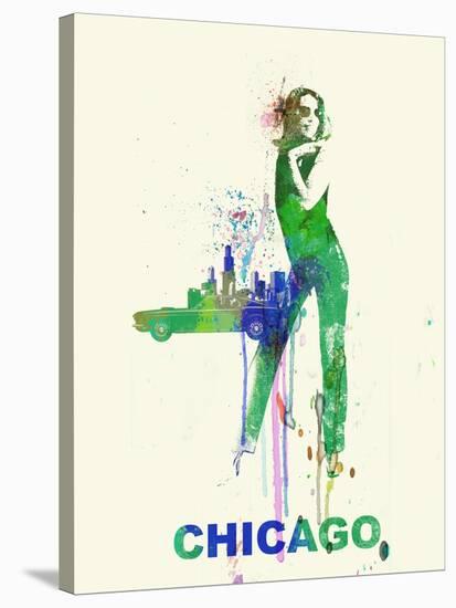 Chicago Romance-NaxArt-Stretched Canvas