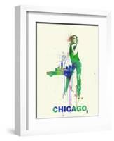 Chicago Romance-NaxArt-Framed Art Print