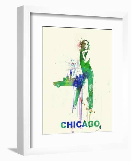 Chicago Romance-NaxArt-Framed Art Print