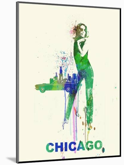 Chicago Romance-NaxArt-Mounted Art Print