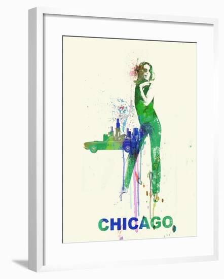 Chicago Romance-NaxArt-Framed Art Print