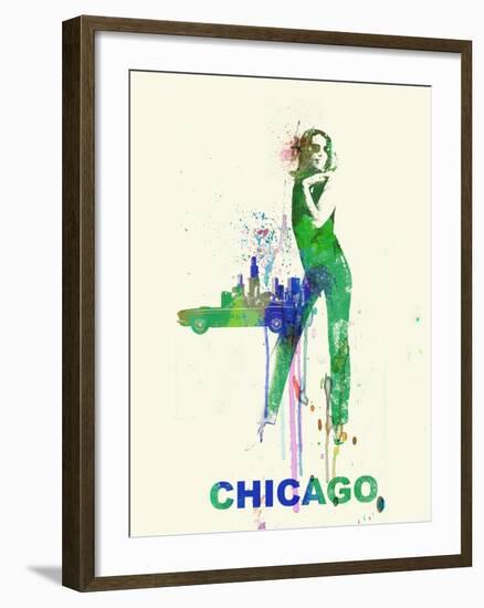 Chicago Romance-NaxArt-Framed Art Print