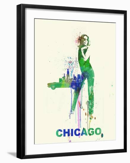 Chicago Romance-NaxArt-Framed Art Print