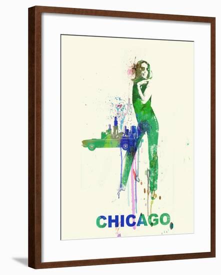 Chicago Romance-NaxArt-Framed Art Print