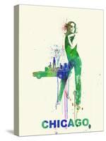 Chicago Romance-NaxArt-Stretched Canvas