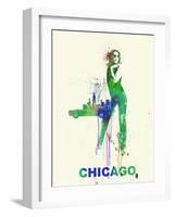 Chicago Romance-NaxArt-Framed Art Print