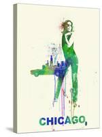 Chicago Romance-NaxArt-Stretched Canvas