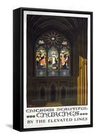 Chicago's Beautiful Churches-null-Framed Stretched Canvas