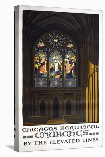 Chicago's Beautiful Churches-null-Stretched Canvas