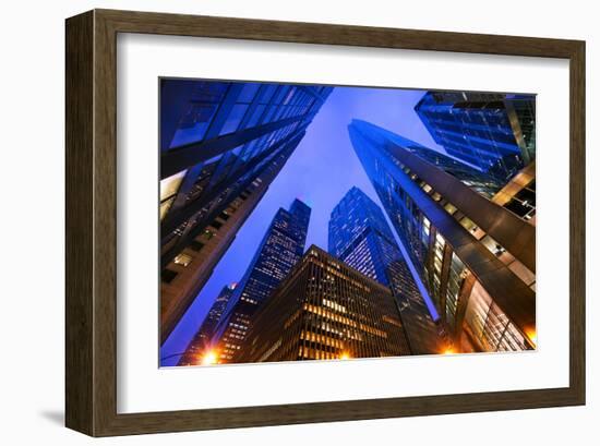 Chicago's Skyscrapers at Dusk-null-Framed Art Print